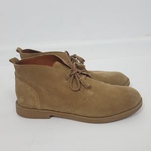 Lucky Brand Eberline Tan Suede Desert Chukka Boots